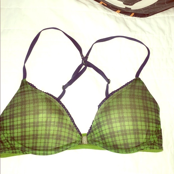 Gilly Hicks Sydney flannel racerback push up bra - Picture 1 of 4
